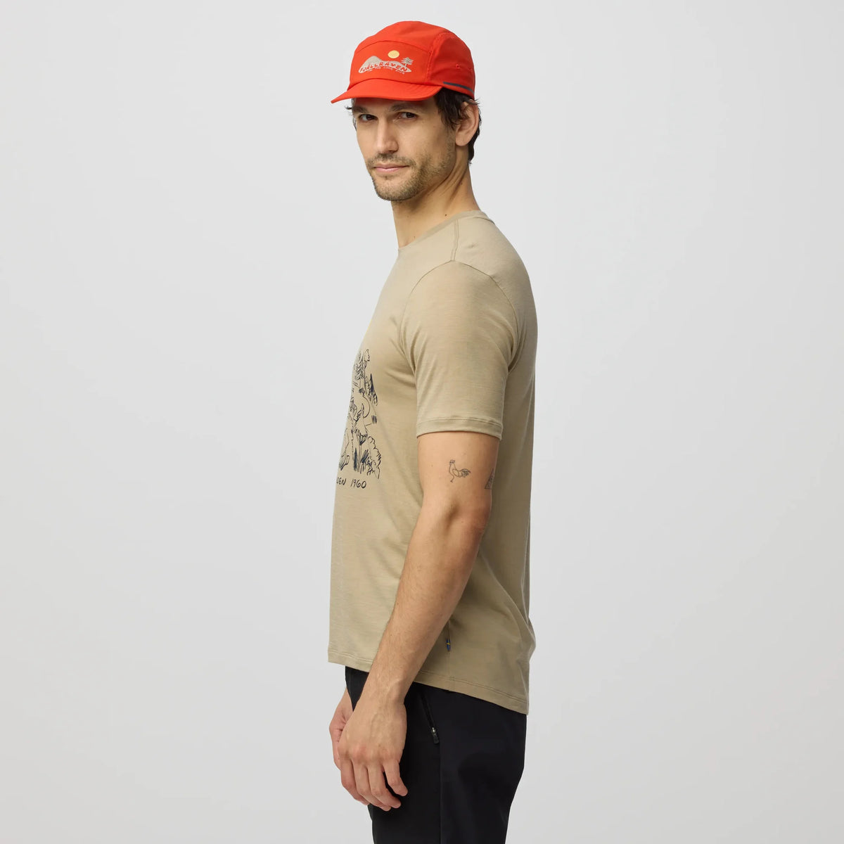 Fjallraven Hoja Lugnt Wool T-krekls vīriešu
