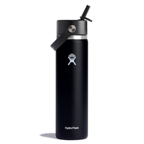 Hydro Flask termopudele 710 ml Wide Flex Straw Cap 24 OZ Black