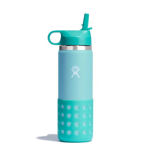 Hydro Flask pudele 590 ml Kids F Wide Mouth Straw Cap And Boot 20 Oz Dew