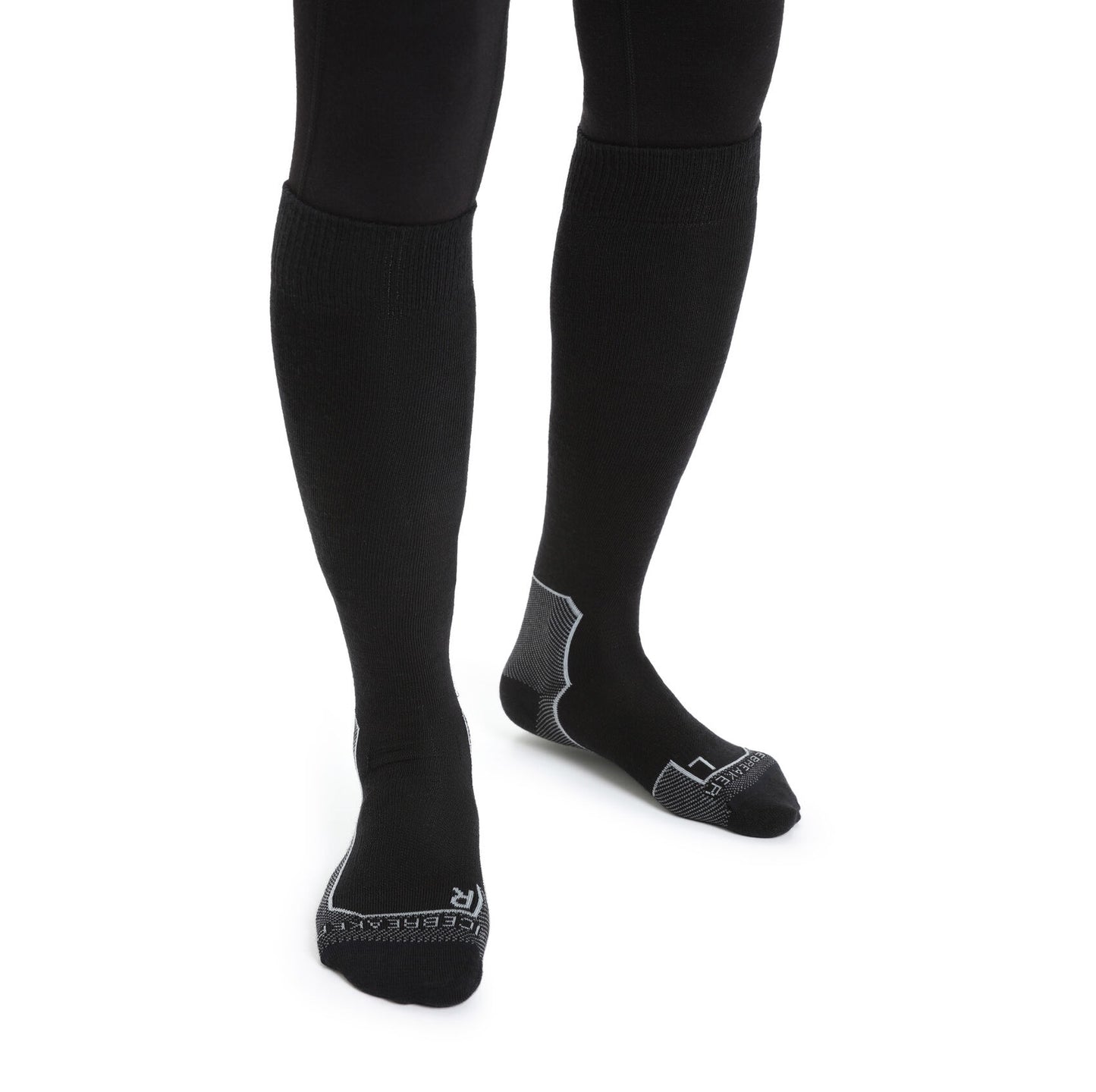 Slēpošanas zeķes Icebreaker Merino Ski+ Light OTC sieviešu Black