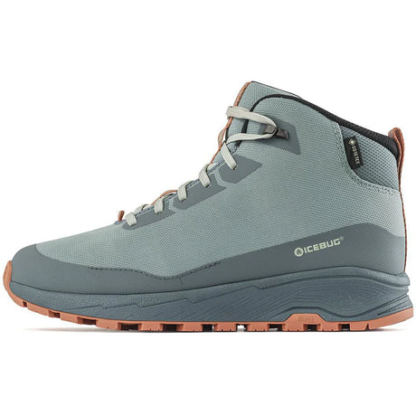 Icebug Haze Mid Goretex Biosole sieviešu apavi Greenstone-Orange