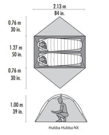 MSR Hubba Hubba NX 2-vietīga telts