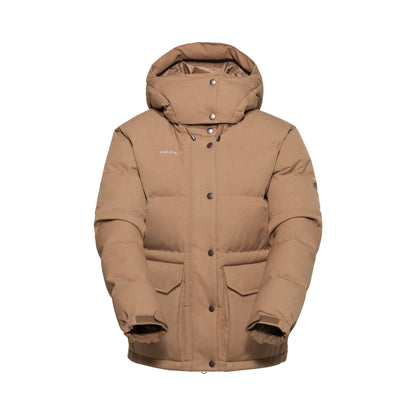 Dūnu jaka Mammut Roseg 2.0 IN Hooded sieviešu Dark Sand