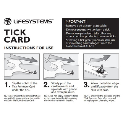 Ērču noņemšanas instruments Lifesystems Tick Remover Card