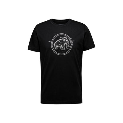 T-krekls Mammut Core T-shirt Lines vīriešu Black