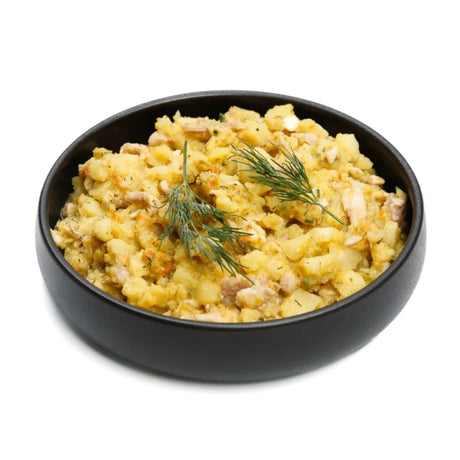 Liofilizēta pārtika Good Mood Meals kartupeļi ar cūkgaļas un diļļu mērci