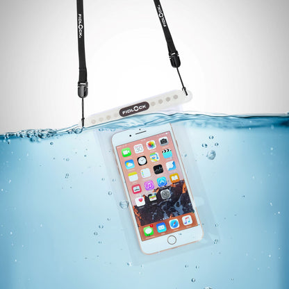 Ūdensizturīgs maciņš telefonam Fidlock Protective Cover Dry Bag Medium transparent