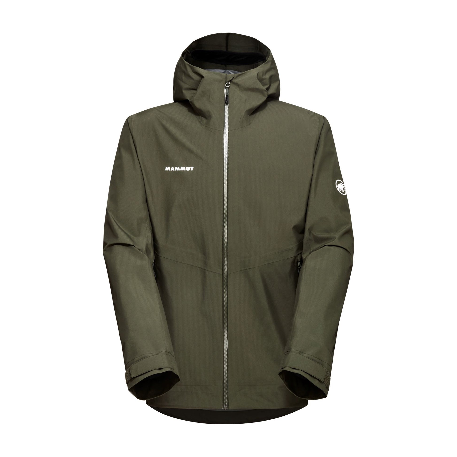 Lietus jaka Mammut Alto Light HS Hooded vīriešu Dark Marsh