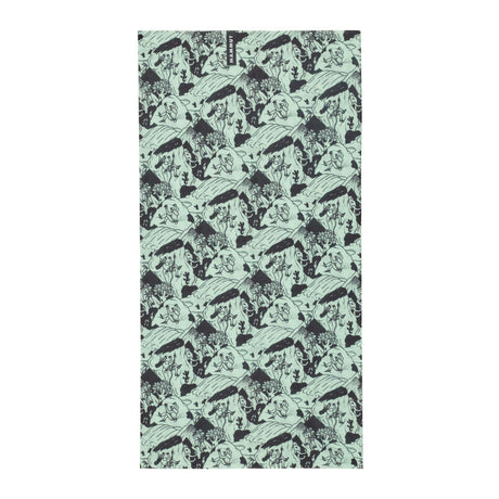 Tuneļšalle Mammut Neck Gaiter Climbing Scene Neo Mint-Black