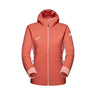 Hibrīdjaka Mammut Rime Light IN Flex Hooded sieviešu Brick-Quartz Dust