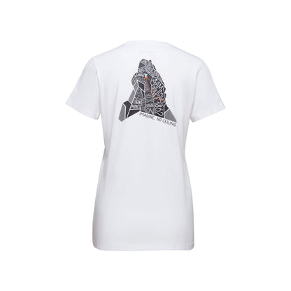 T-krekls Mammut Massone No Ceiling sieviešu No Ceiling-White