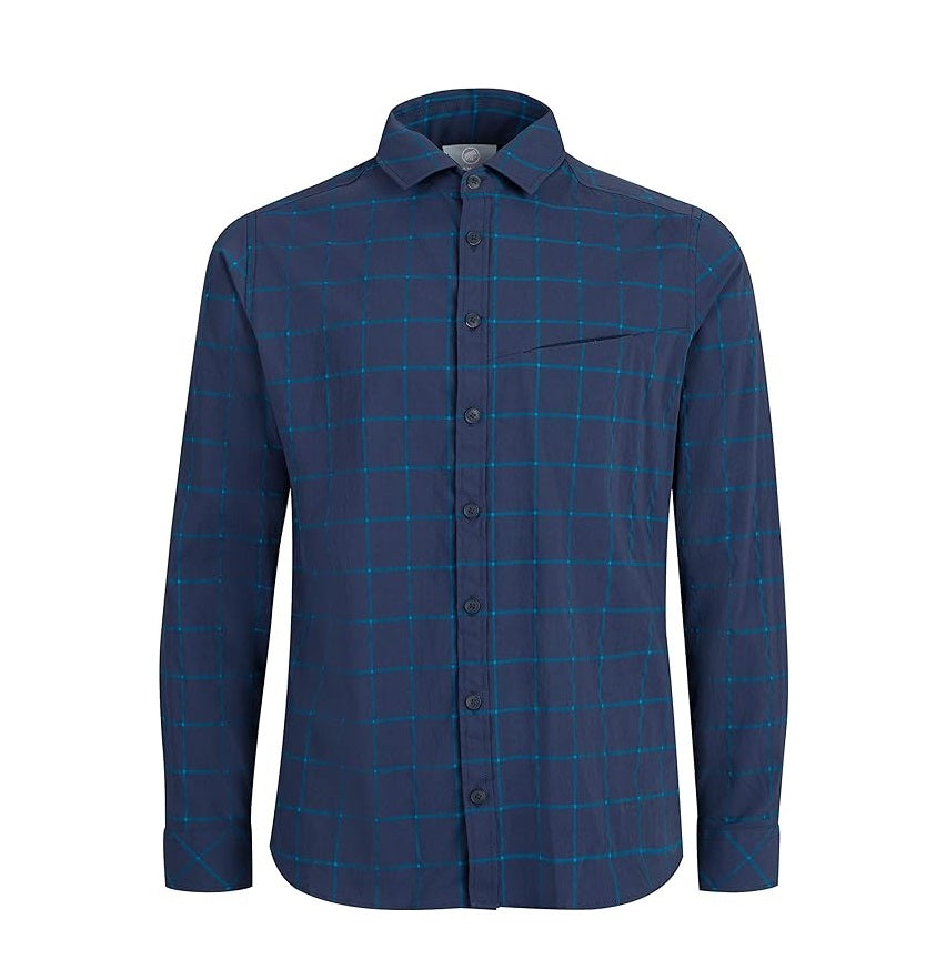 Mammut garroku krekls Mountain Longsleeve Shirt vīriešu Peacoat-Gentian