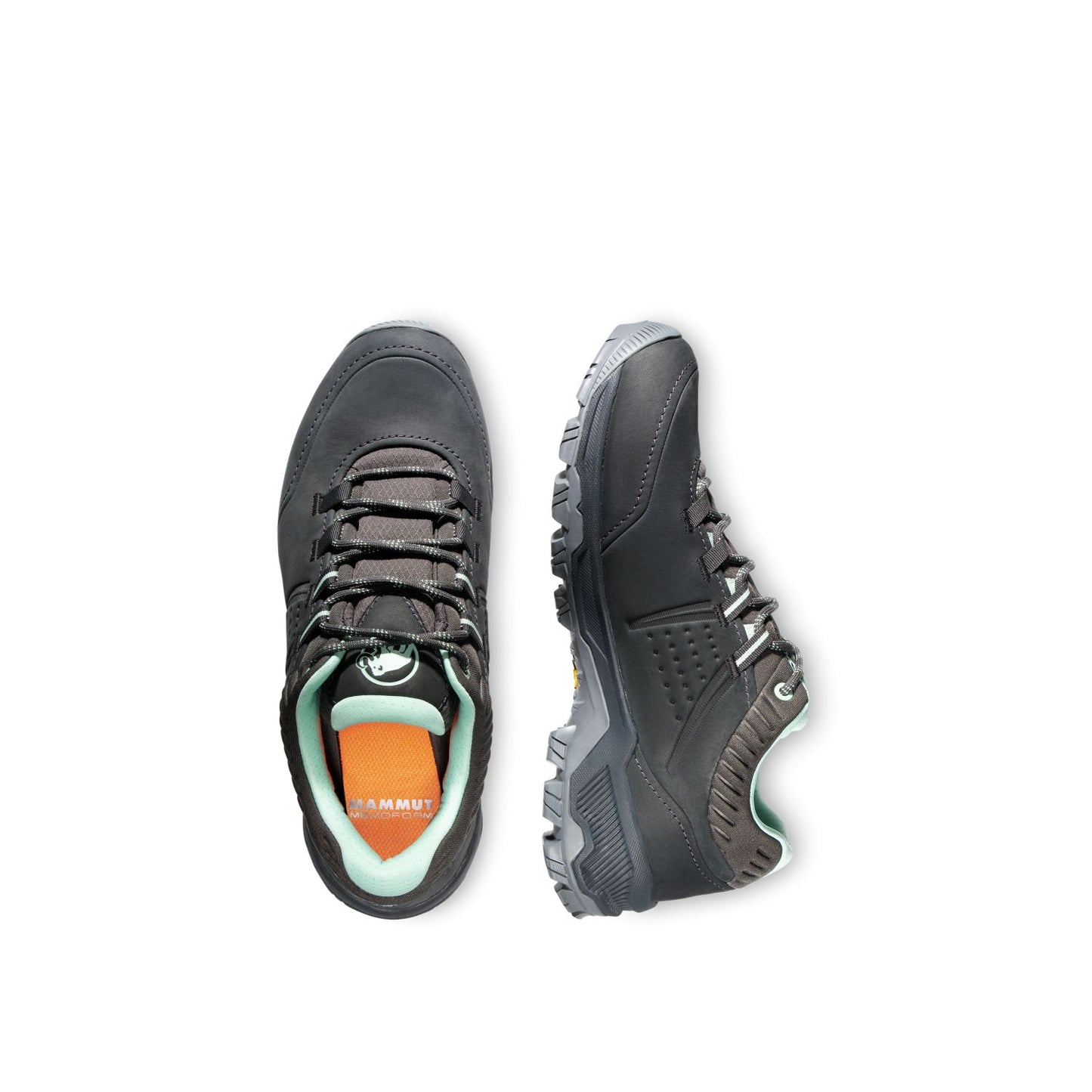 Mammut Nova IV Low Goretex apavi sieviešu Dark Steel-Neo Mint