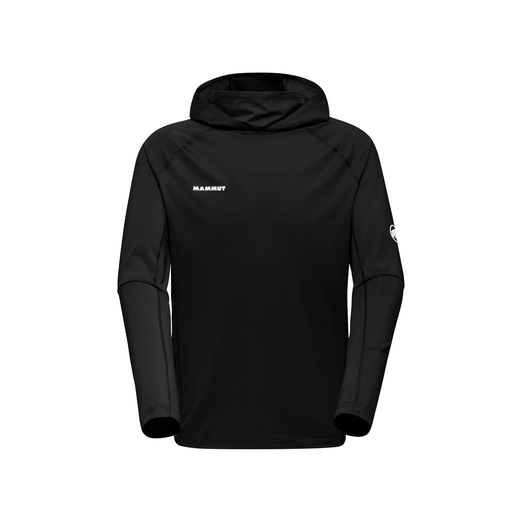 Sporta krekls Mammut Selun FL Sun Hoody vīriešu Black