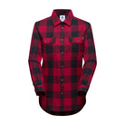 Krekls Mammut Tamaro Longsleeve sieviešu Blood Red-Black