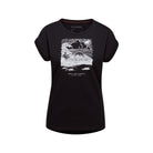 T-krekls Mammut Mountain Fujiyama sieviešu Black