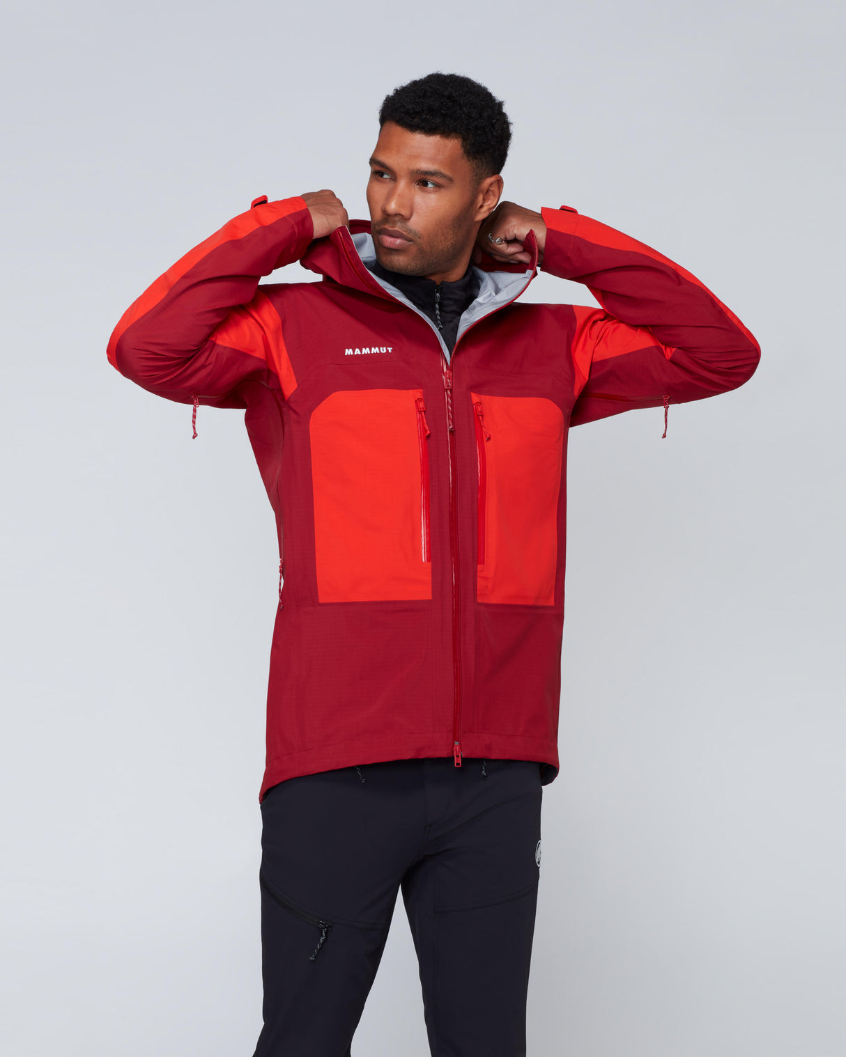 Lietus jaka Mammut Taiss HS Hooded vīriešu