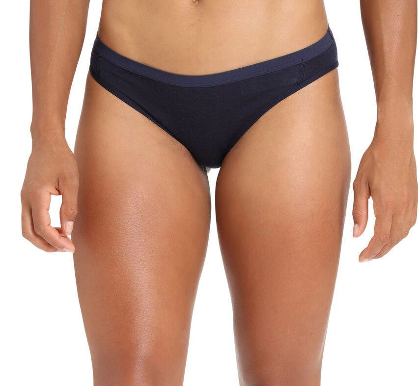 Termoveļa Icebreaker Siren Bikini sieviešu Midnight Navy