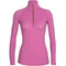 Termoveļas krekls Icebreaker Merino Zone Half Zip 150 sieviešu Cosmic Grape