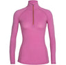 Termoveļas krekls Icebreaker Merino Zone Half Zip 150 sieviešu Cosmic Grape
