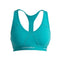 Merino krūšturis Icebreaker Sprite Racerback sieviešu Flux Green