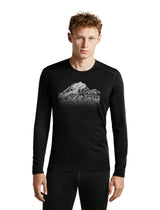 Termo veļas krekls Icebreaker Merino 200 Oasis LS Crew Rising Light vīriešu
