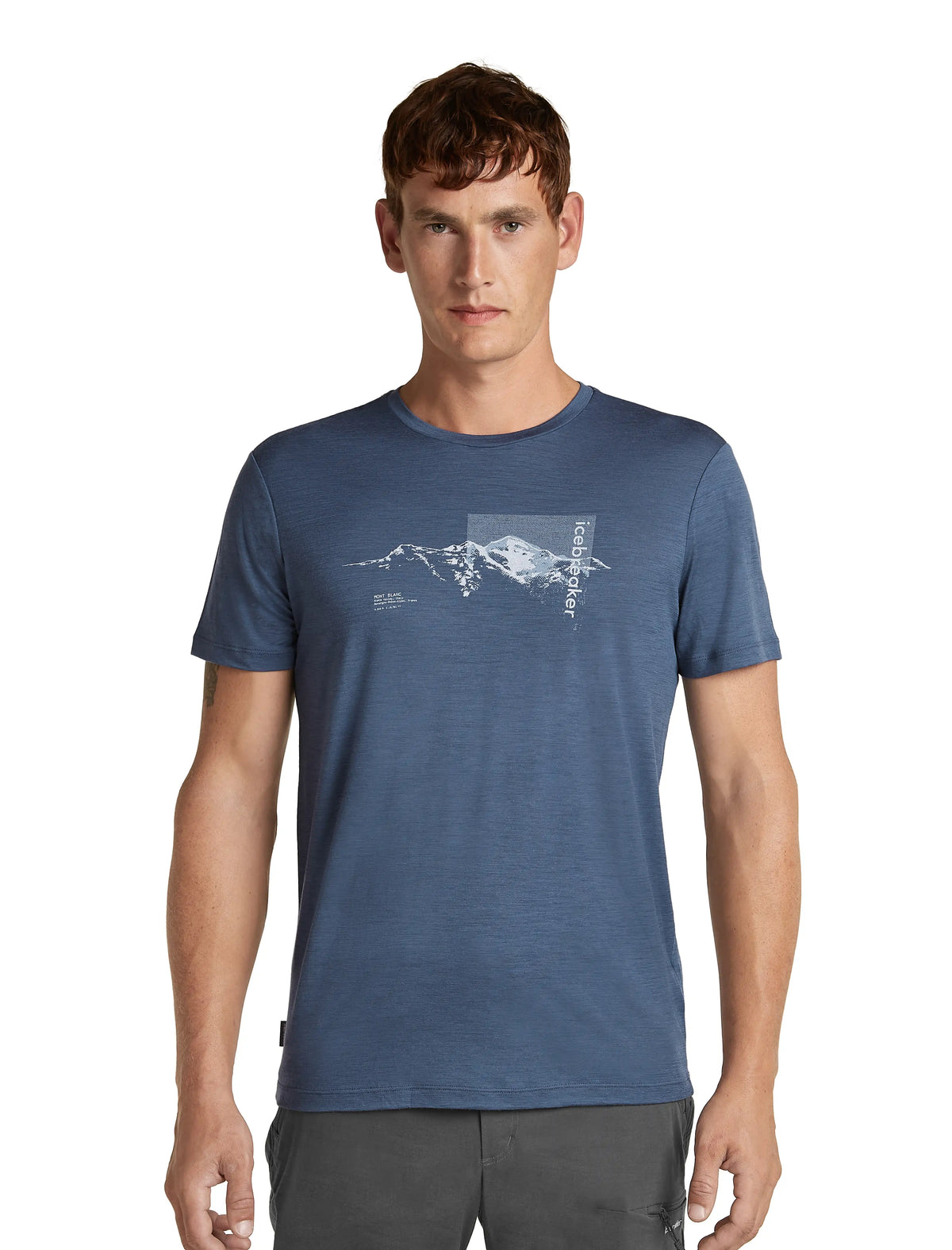 Merino T-shirt Icebreaker 150 Tech Lite III Natural Run Club 2.0 Men's