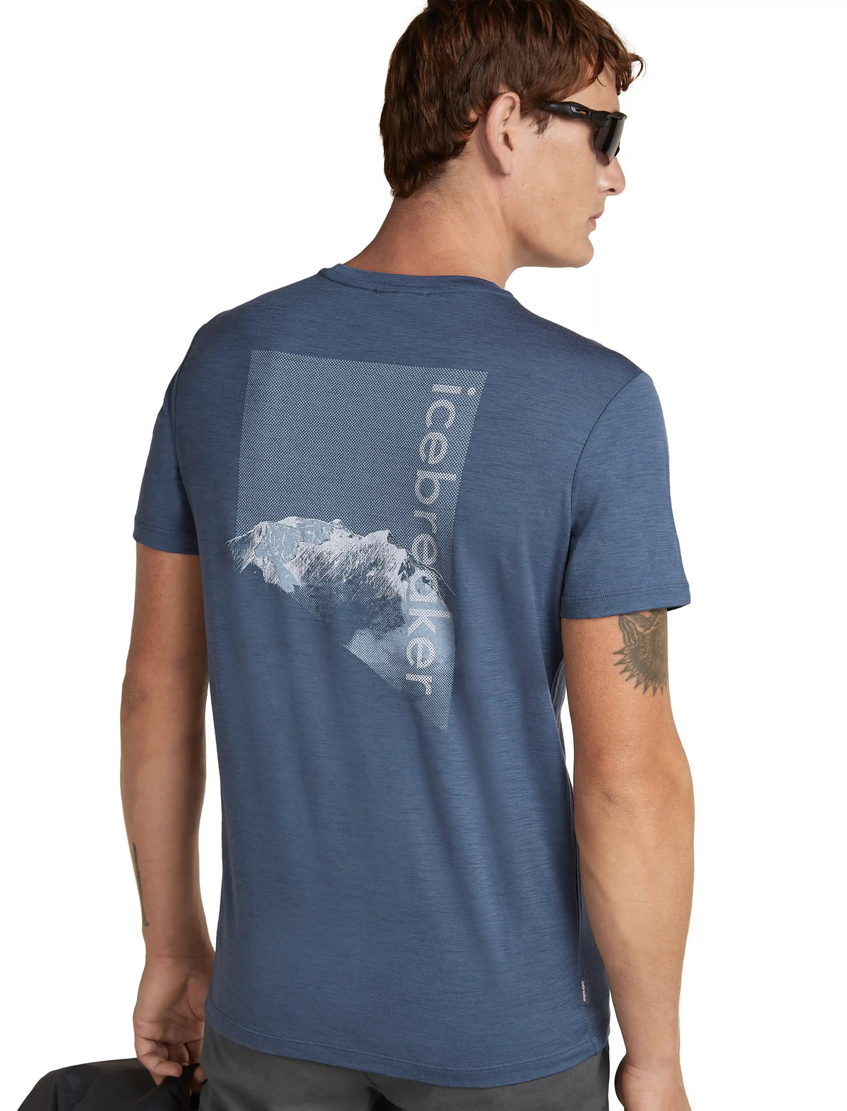 Merino T-shirt Icebreaker 150 Tech Lite III Natural Run Club 2.0 Men's