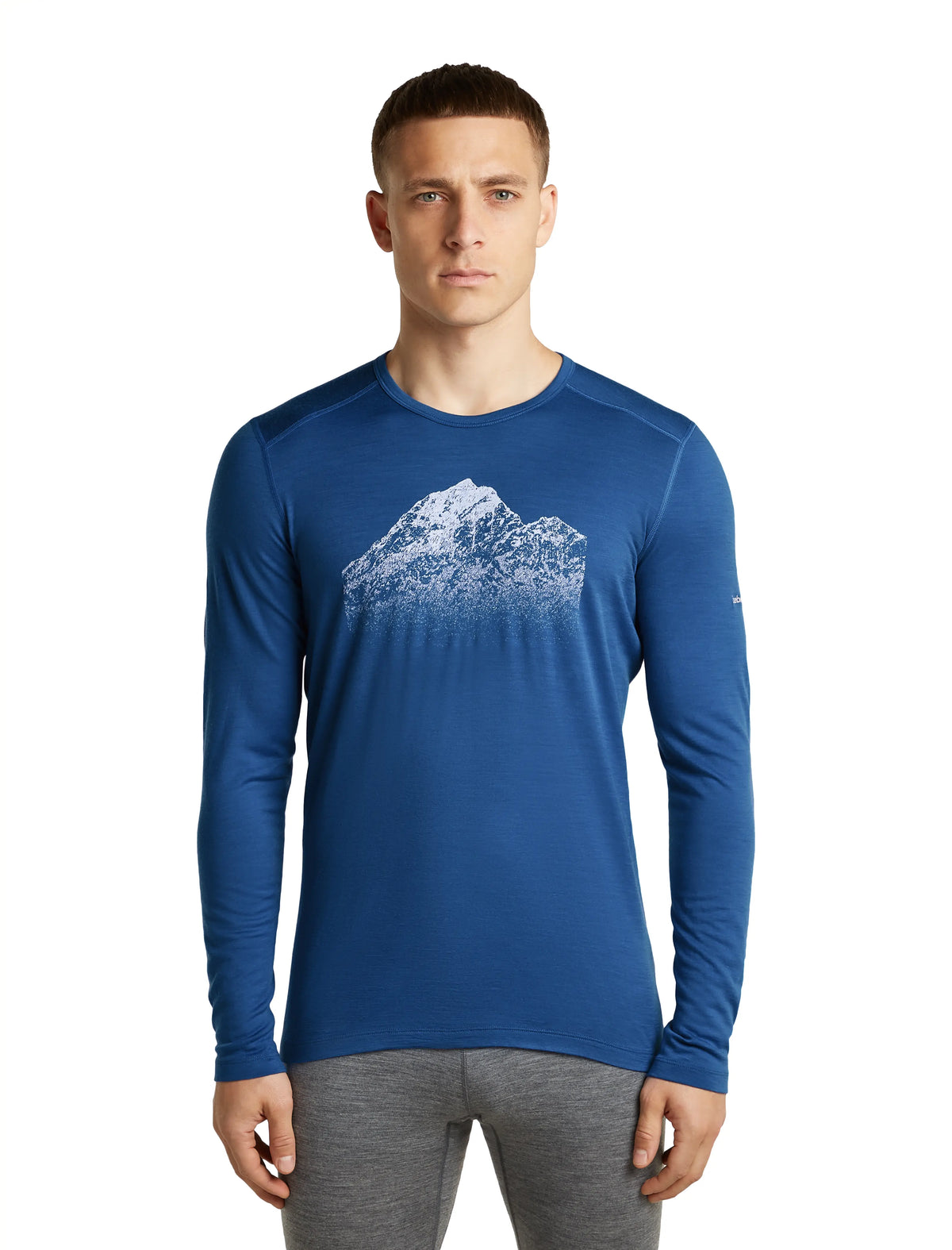 Termo veļas krekls Icebreaker Merino 200 Oasis LS Crew Rising Light vīriešu
