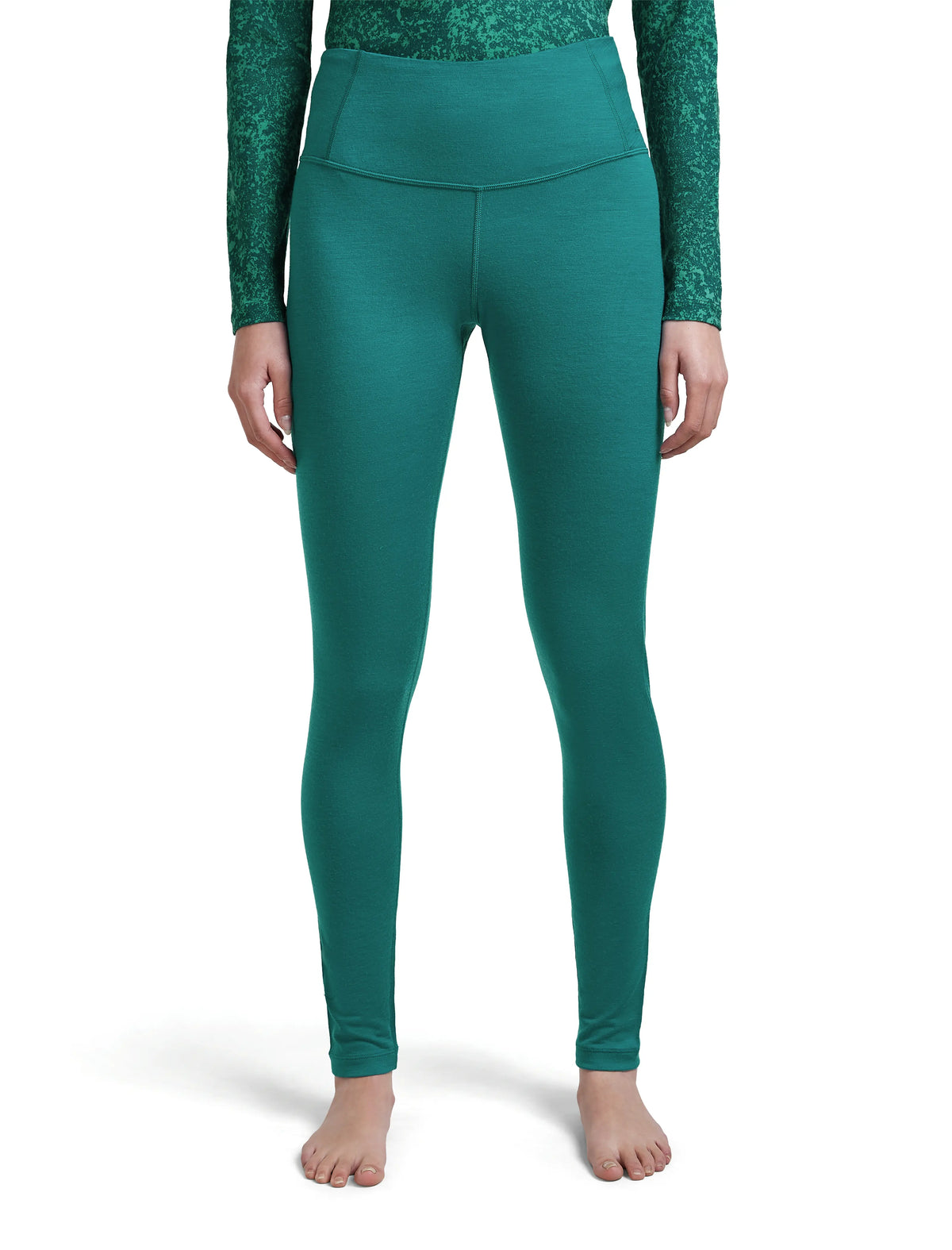 Thermal underwear leggings Icebreaker Merino High Rise 200 Oasis women's