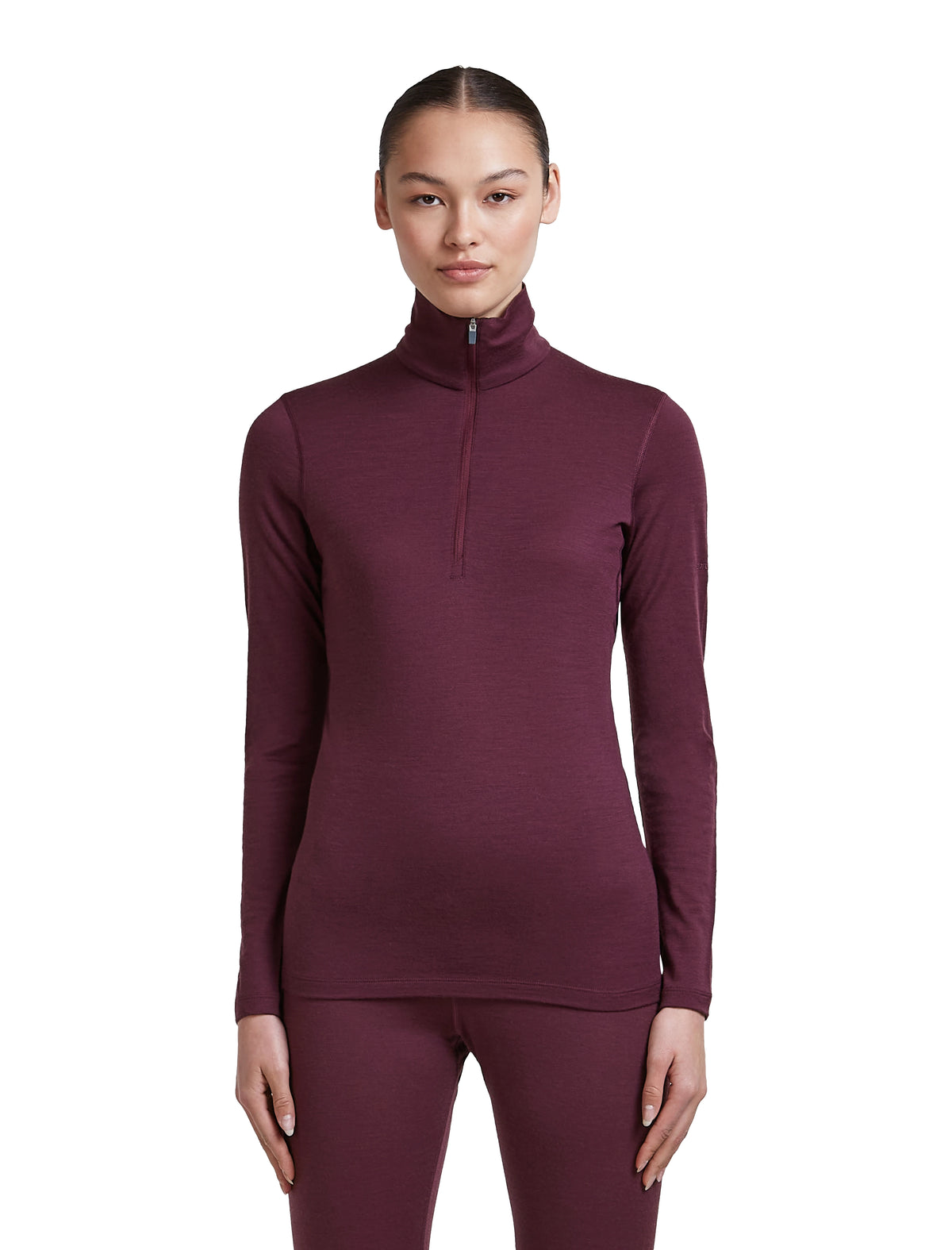 Termo veļas krekls Icebreaker Merino Icebreaker 200 Oasis LS Half Zip sieviešu