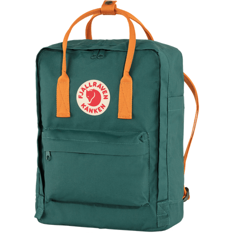 Mugursoma Fjallraven Kanken Arctic Green-Spicy Orange