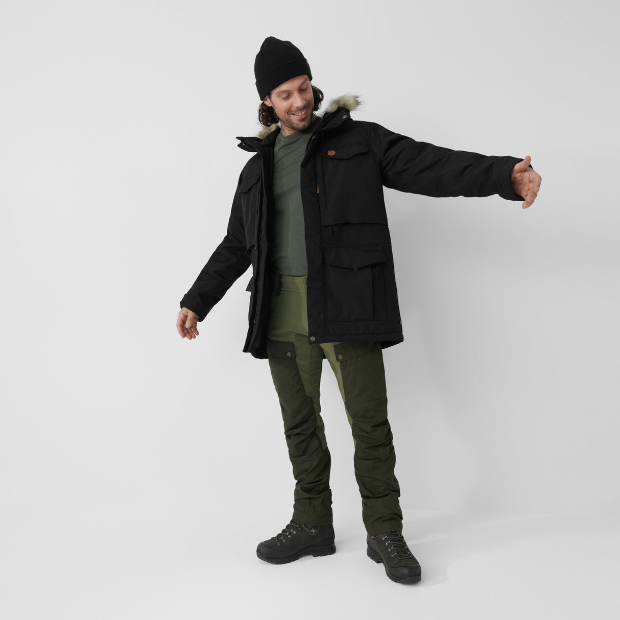 Parka Fjallraven Nuuk vīriešu