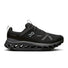 on shoes black