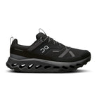 on shoes black
