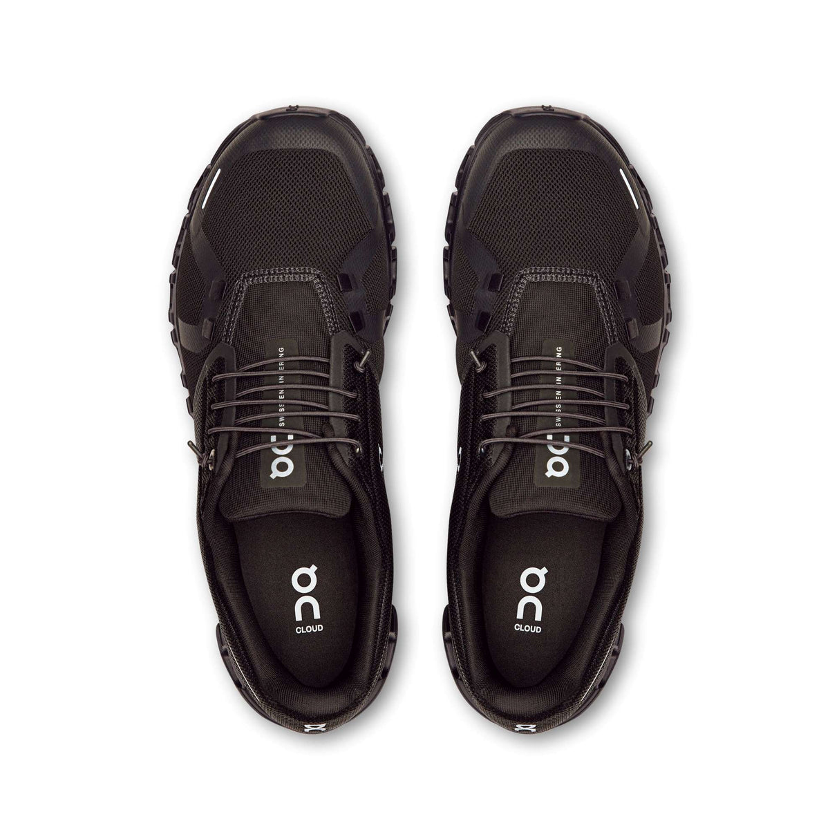 on running sneakers black