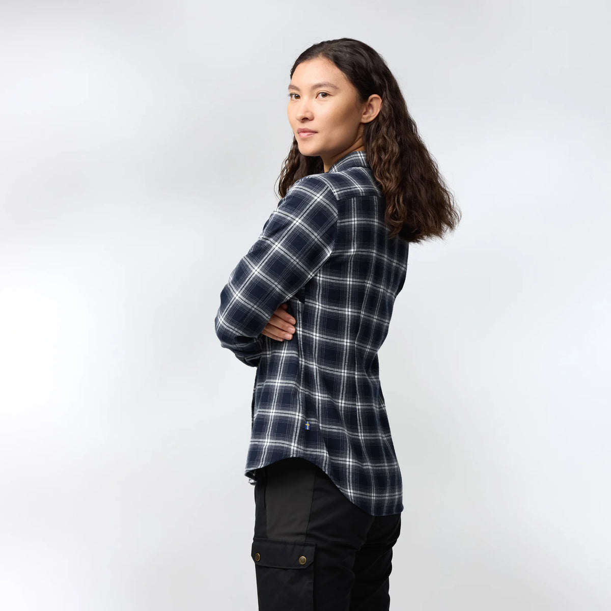 Flaneļa krekls Fjallraven Övik sieviešu