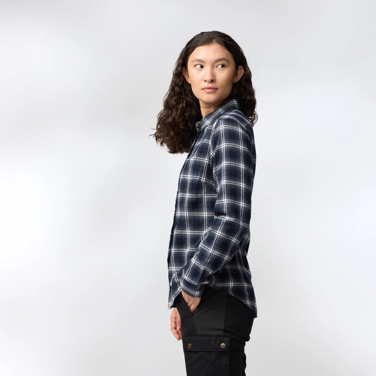 Flaneļa krekls Fjallraven Övik sieviešu