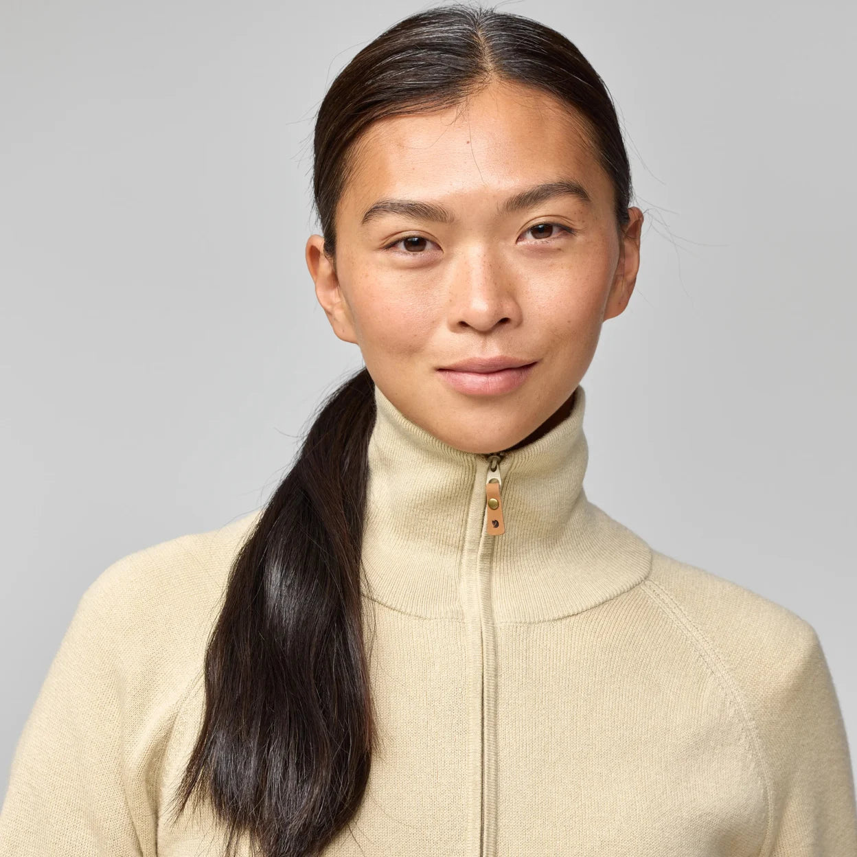 Džemperis Fjallraven Övik Lite Half Zip sieviešu