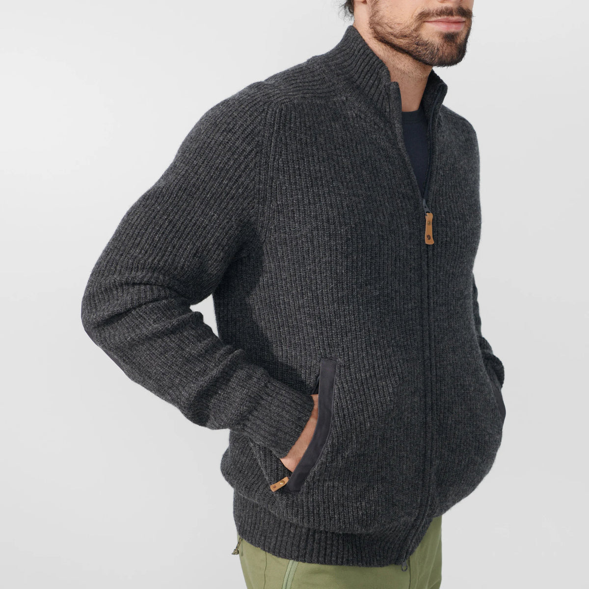 Fjallraven Övik Zip Cardigan Knit vīriešu