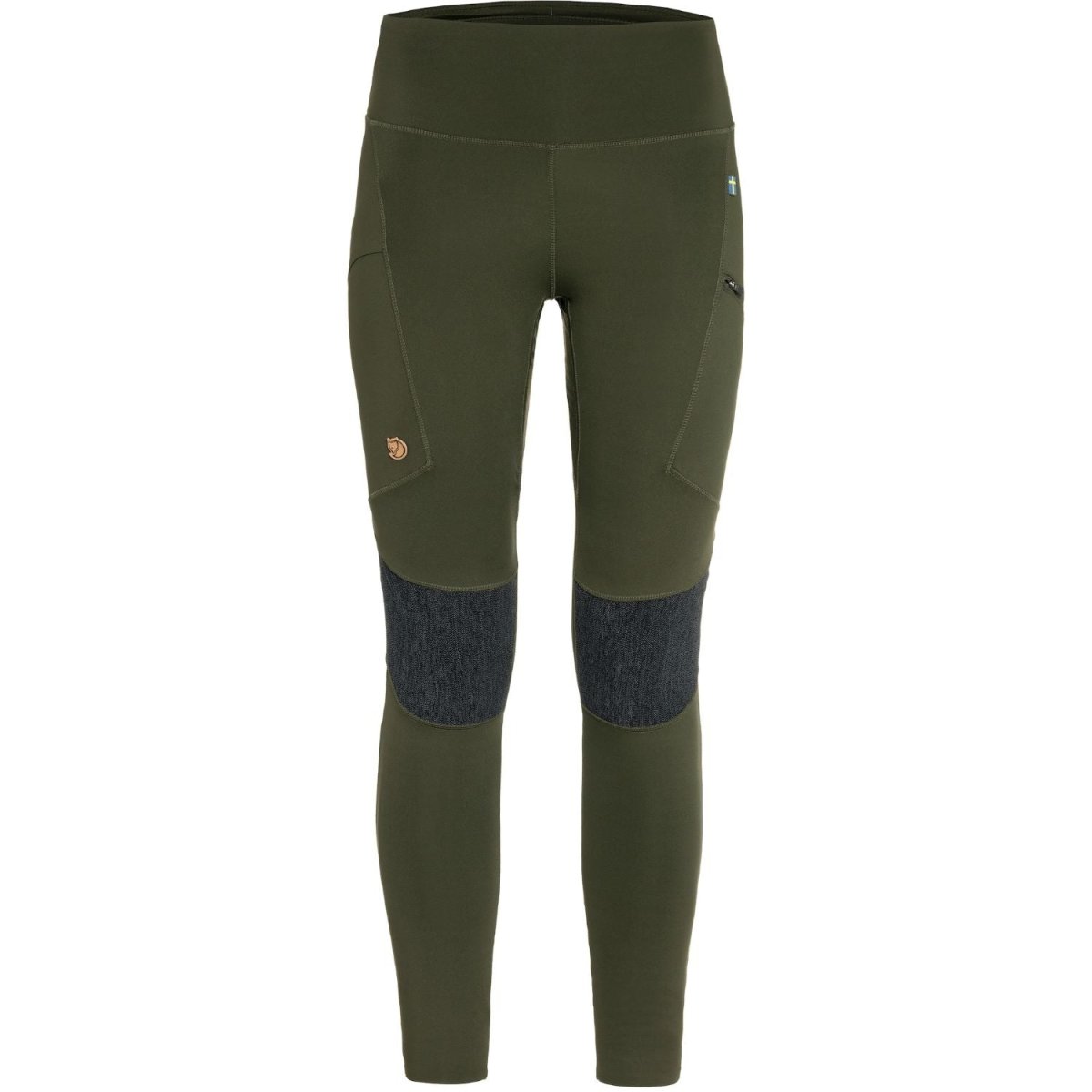 Pārgājienu legingi Fjallraven Abisko Trekking Tights HD sieviešu Deep Forest