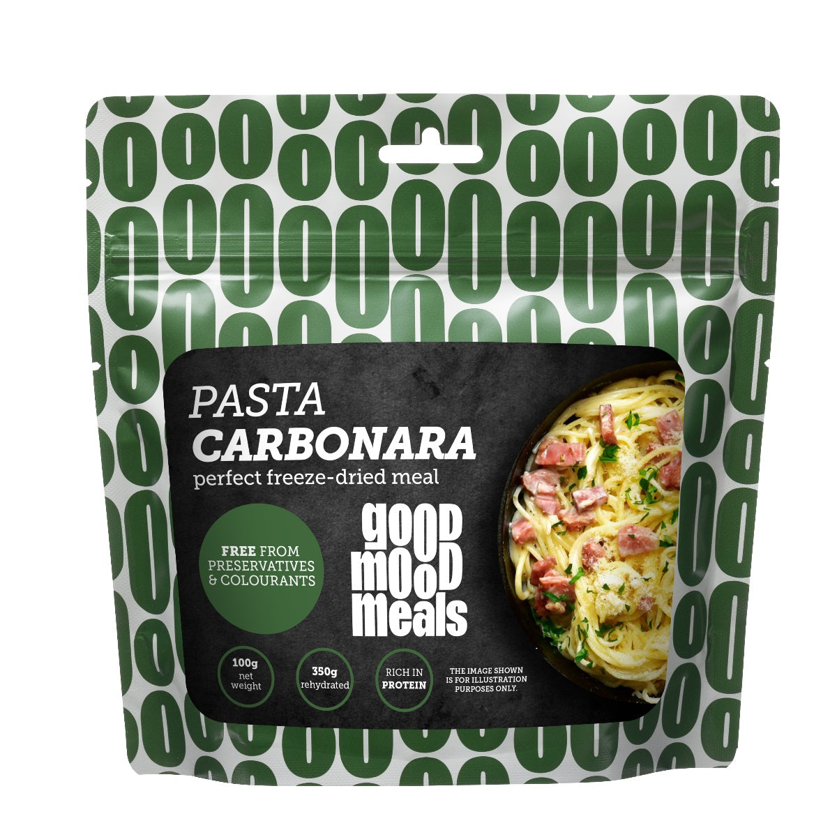 Pārgājienu pārtika Good Mood Meals Pasta Carbonara