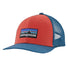 Patagonia bērnu cepure Trucker Hat P-6 logo - Sumac red