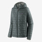Patagonia jaka Nano Puff Hoody sieviešu Noveu Green