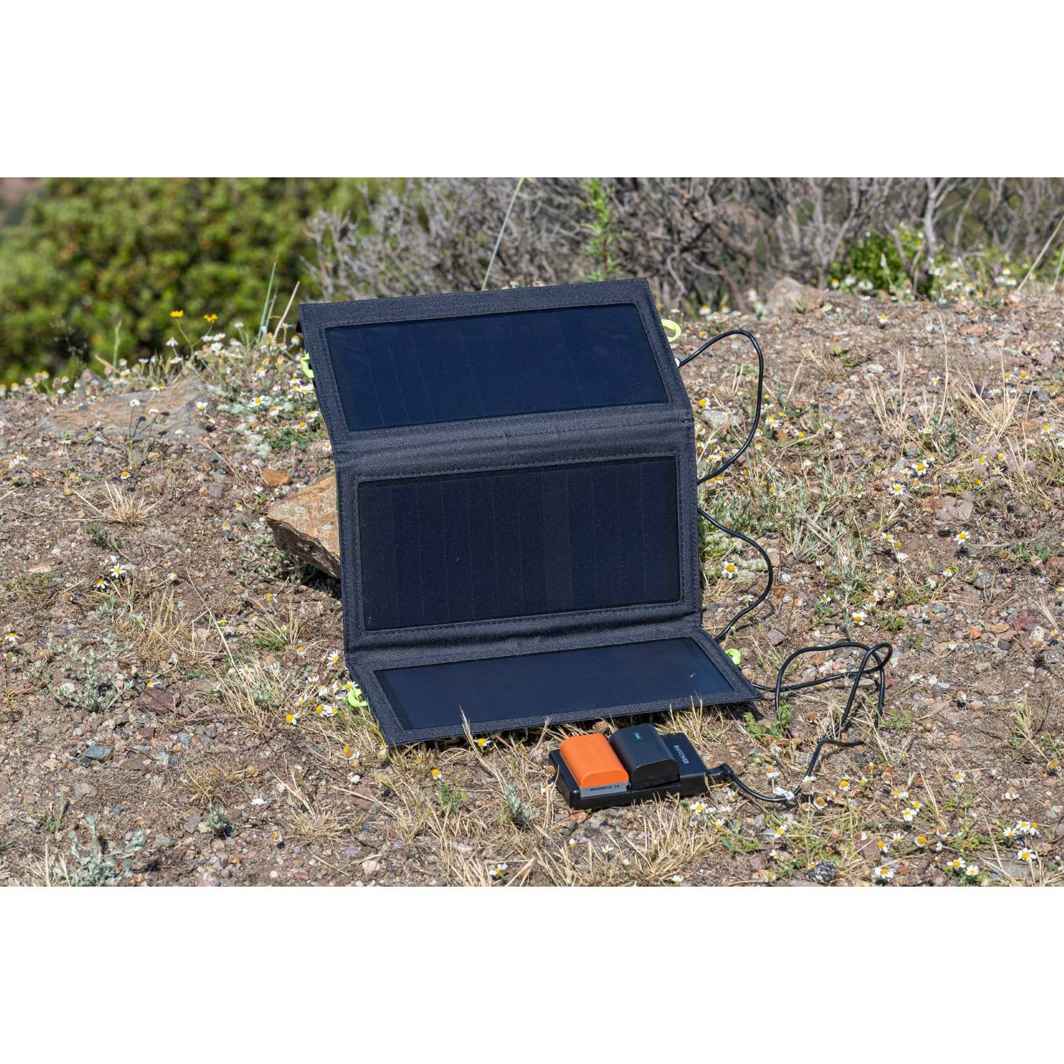 Portatīva saules baterija Basic Nature Solar-Charger Powerbank