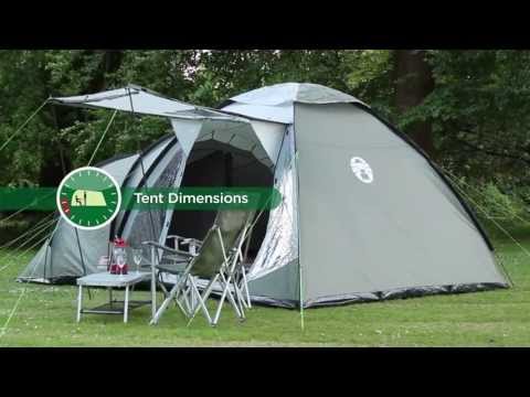 coleman 5 personen zelt Five-person tent Coleman Waterfall 5 Deluxe – Veikals Ceļotājs
