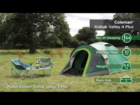 Four-person tent Coleman Kobuk Valley 4 Plus – Veikals Ceļotājs