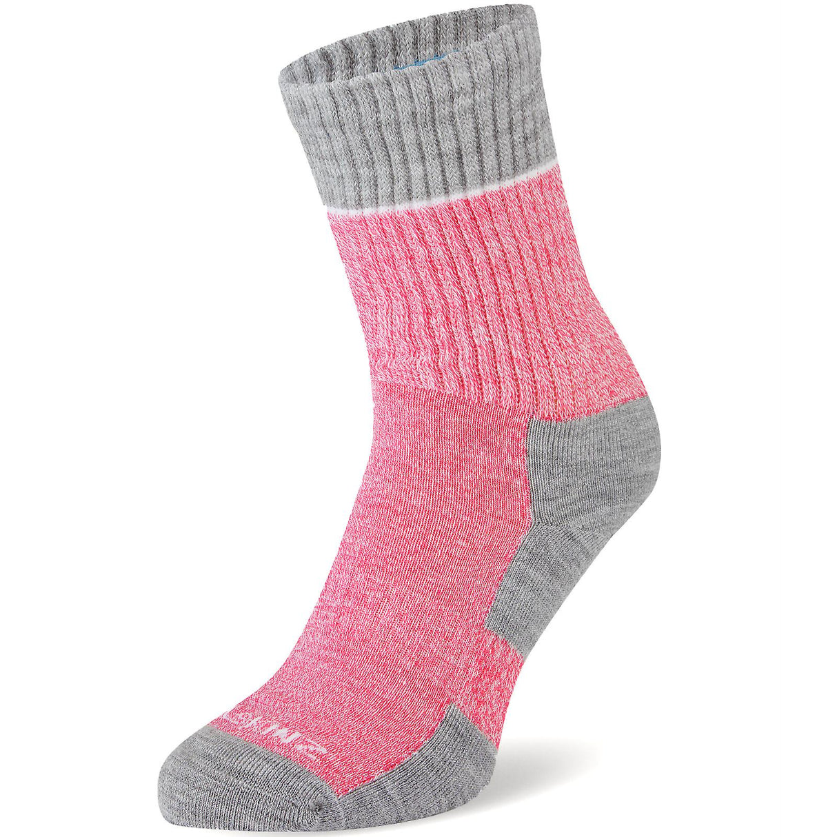 SealSkinz zeķes Solo QuickDry Mid Pink Light grey