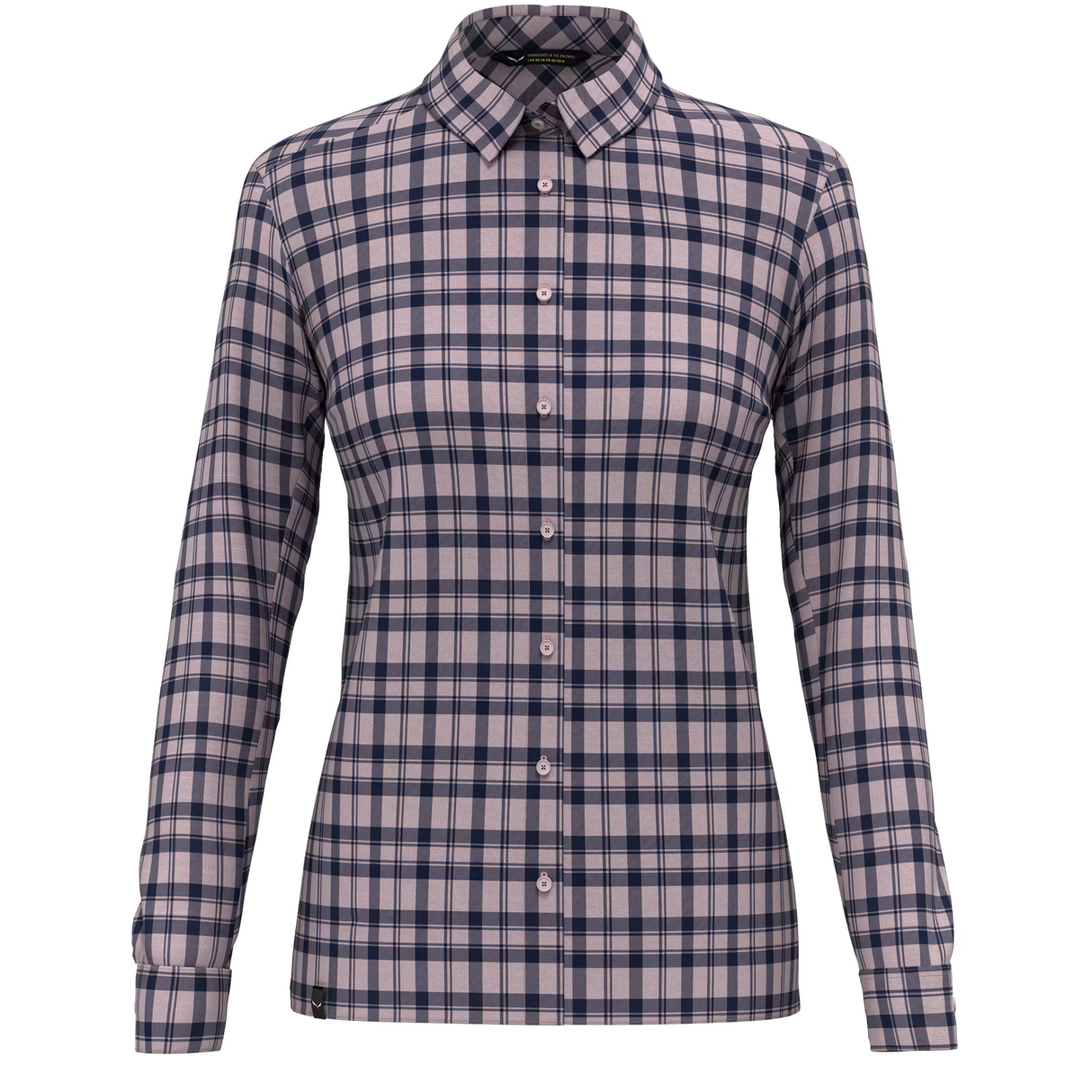 Flaneļa krekls Salewa Fanes Flannel 5PL L/S sieviešu
