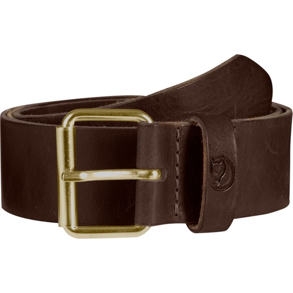 Fjallraven josta Singi Belt 4 cm Leather Brown 120cm